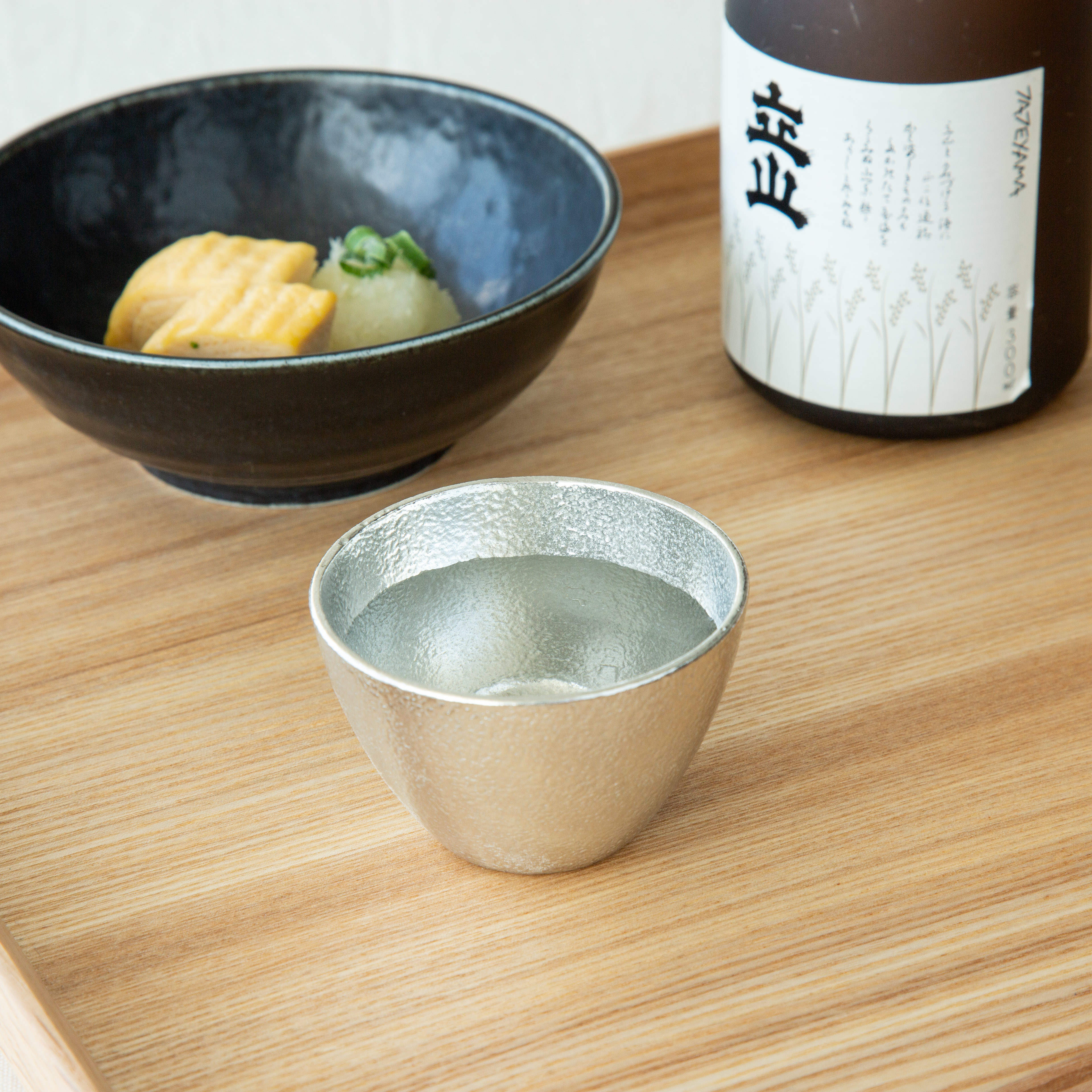 能作 片口 ぐい呑 酒器 3点セット 桐箱入 お猪口 日本酒 錫 100